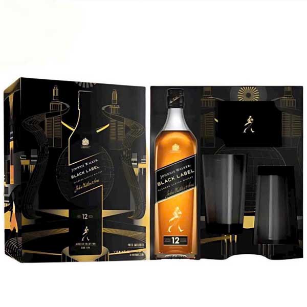 Rượu Johnnie Walker Black Label hộp quà tết 2025